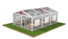 Clear span medical shelter for emergency5